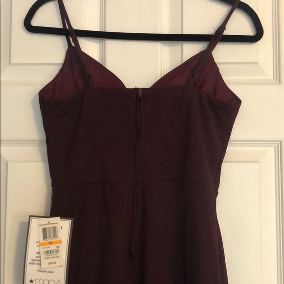 Plum Night Out Dress - Picture 3 of 3